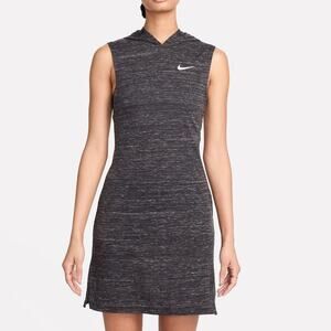 Nike Swim Essential Women's Hooded Cover Up dress dark gray - S